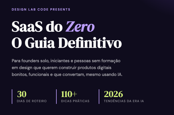 Capa do e-book SaaS do Zero: O Guia Definitivo